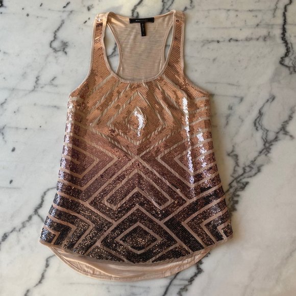 BCBGMaxAzria Sequin Ombre Tank - Picture 4 of 10